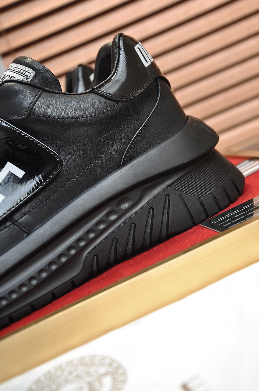 versace casual sneakers black size 38-44 - Image 2