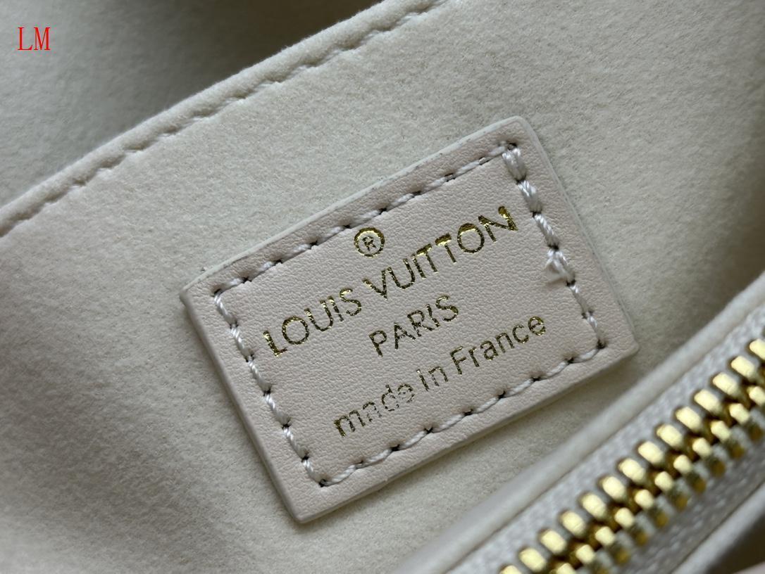 louis vuitton 32*22*10 cream handbag - model 118012 - Image 2