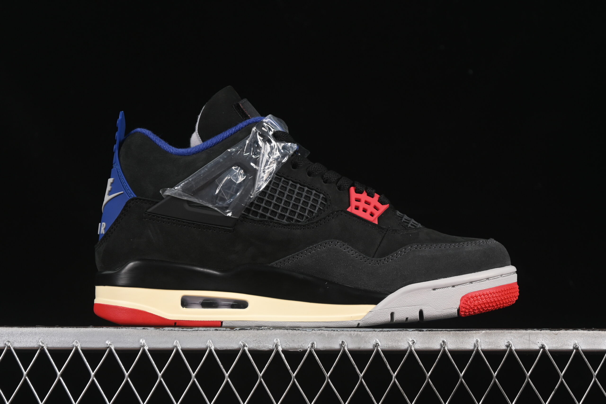 air jordan 4 retro 'lase' fv5029-003 - black/grey/blue - Image 2