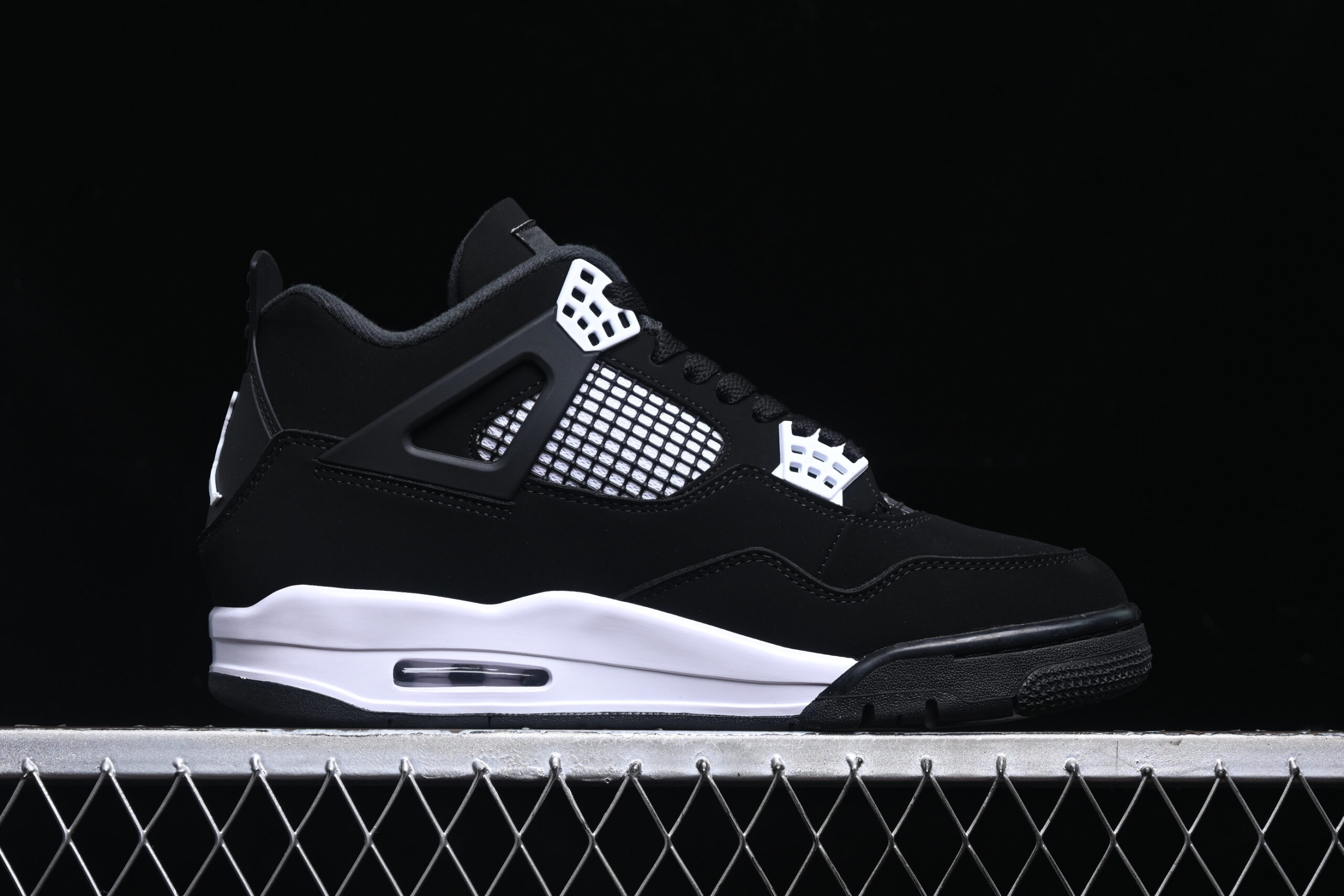 air jordan 4 retro 'white thunder' aj4 fq8138-001 - Image 2