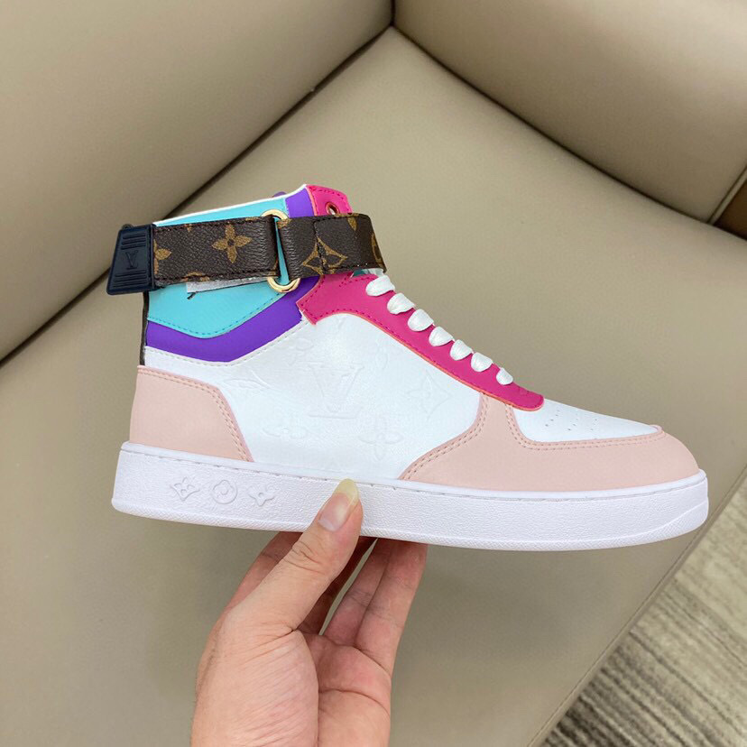 louis vuitton unisex high-top sneakers, sizes 35-44 - Image 2