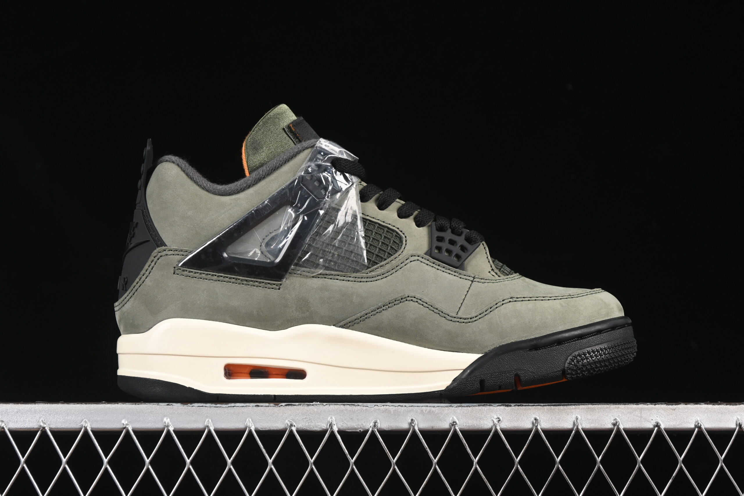 undefeated x air jordan 4 retro og - olive green suede - Image 2