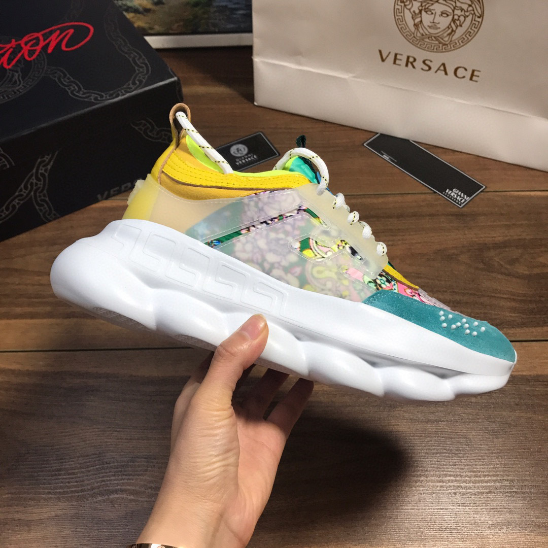 versace floral couple sneakers 35-44 - Image 2