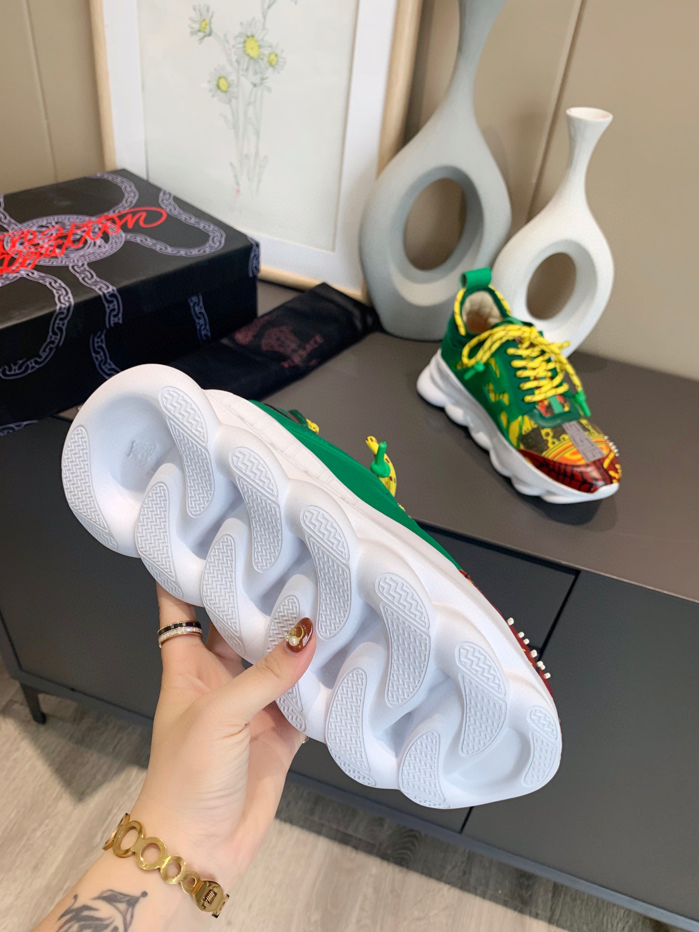 versace unisex dad sneakers 35-44 8063270 - Image 2