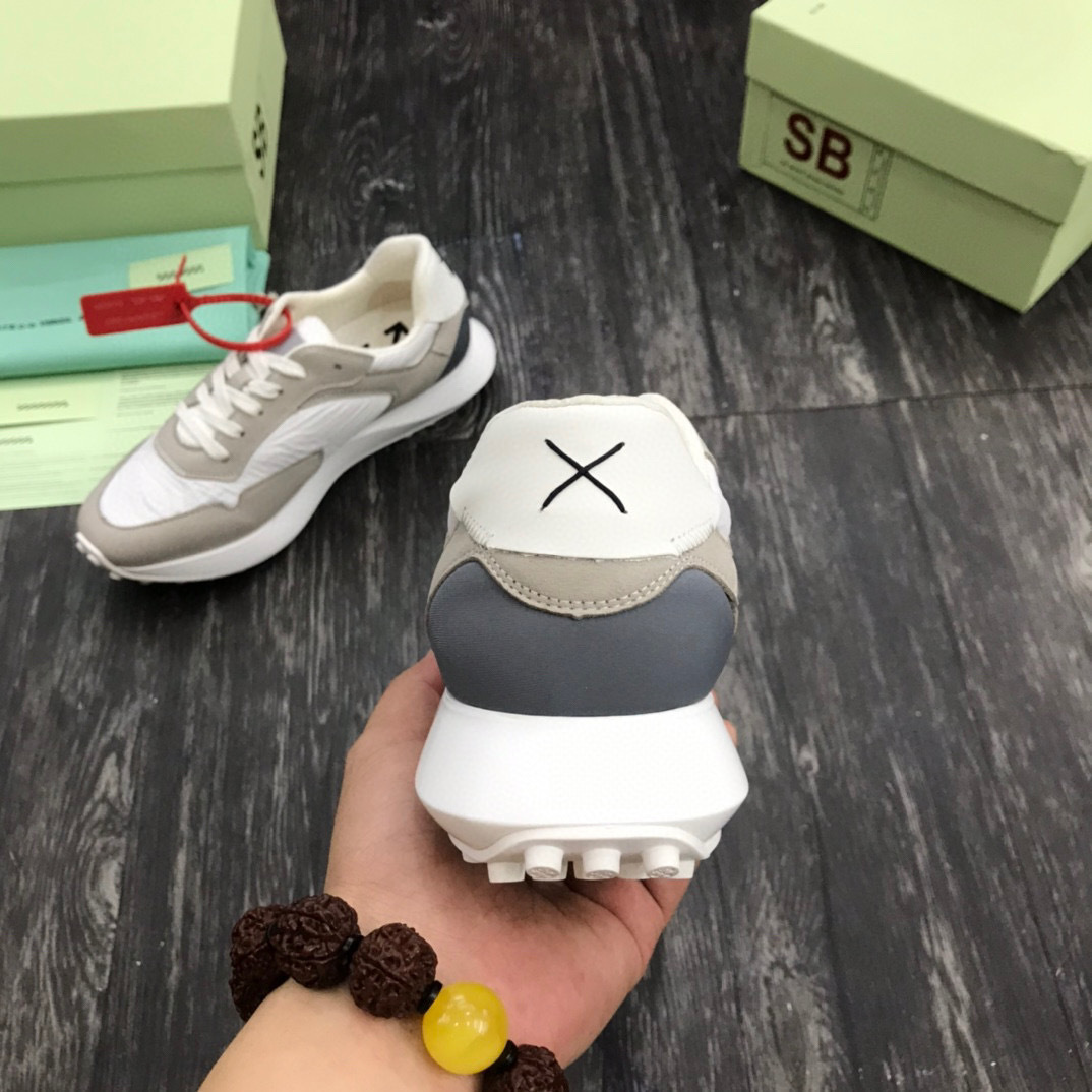 off-white casual sneakers for couples 35-44 - Image 2