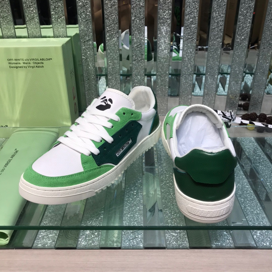 off-white sneakers 38-44 green/white - Image 2