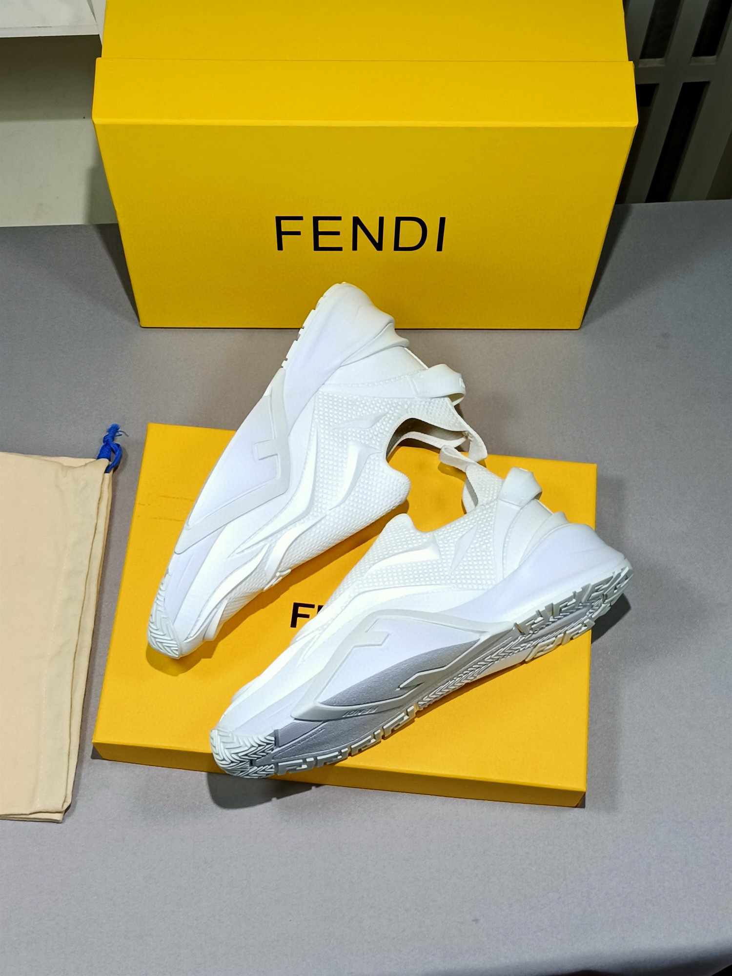 fendi fd casual shoes size 38-44 - white - Image 2