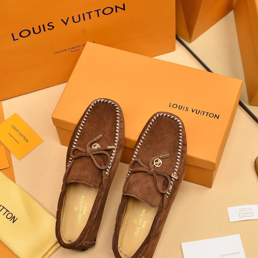 louis vuitton suede slip-on shoes size 38-44 - Image 2