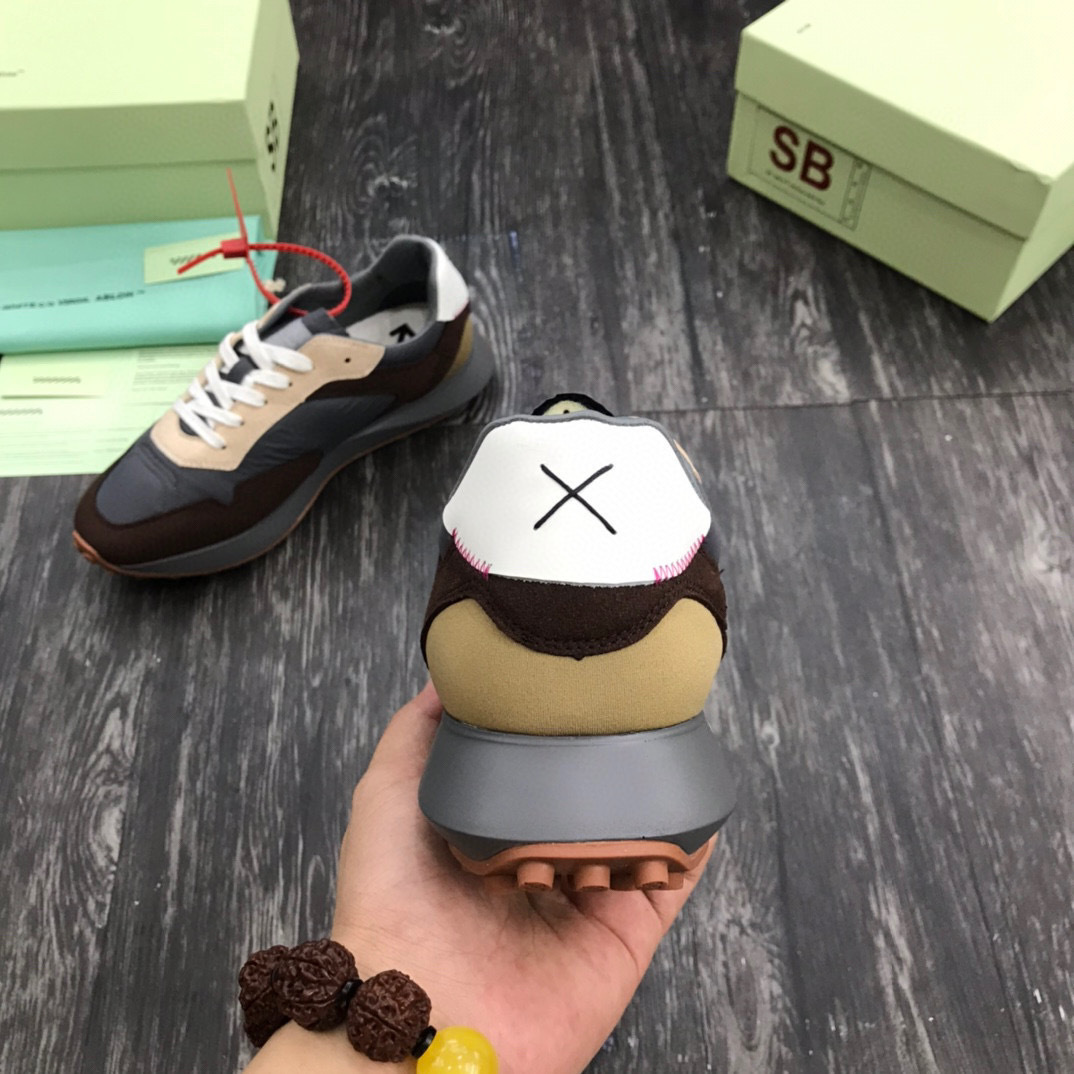 off-white casual sneakers for couples, sizes 35-44 - Image 2