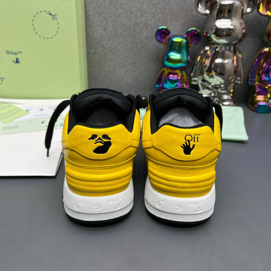 off-white yellow and black sneakers, sizes 35-44 - Image 2
