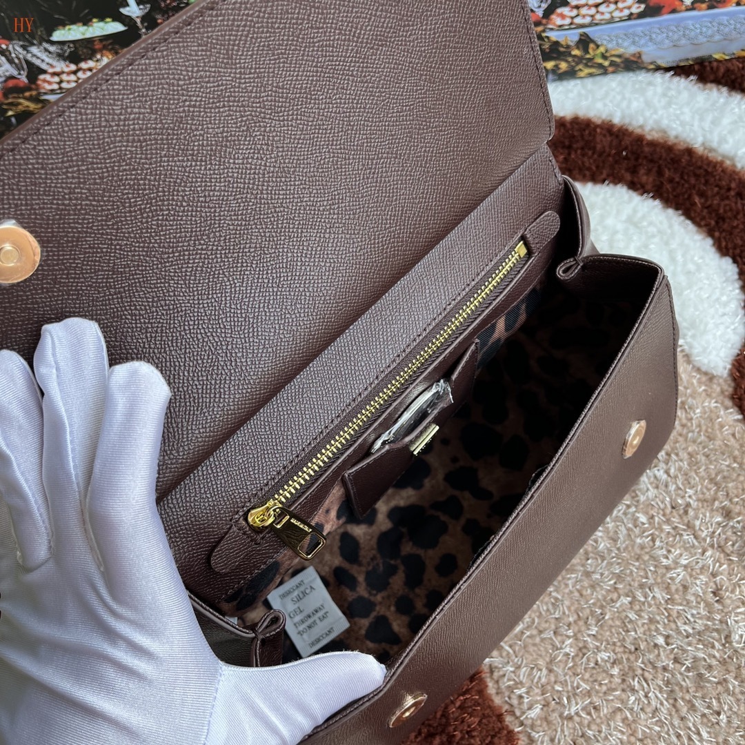 dolce & gabbana brown handbag 25*20*12 cm, model 532023 - Image 2