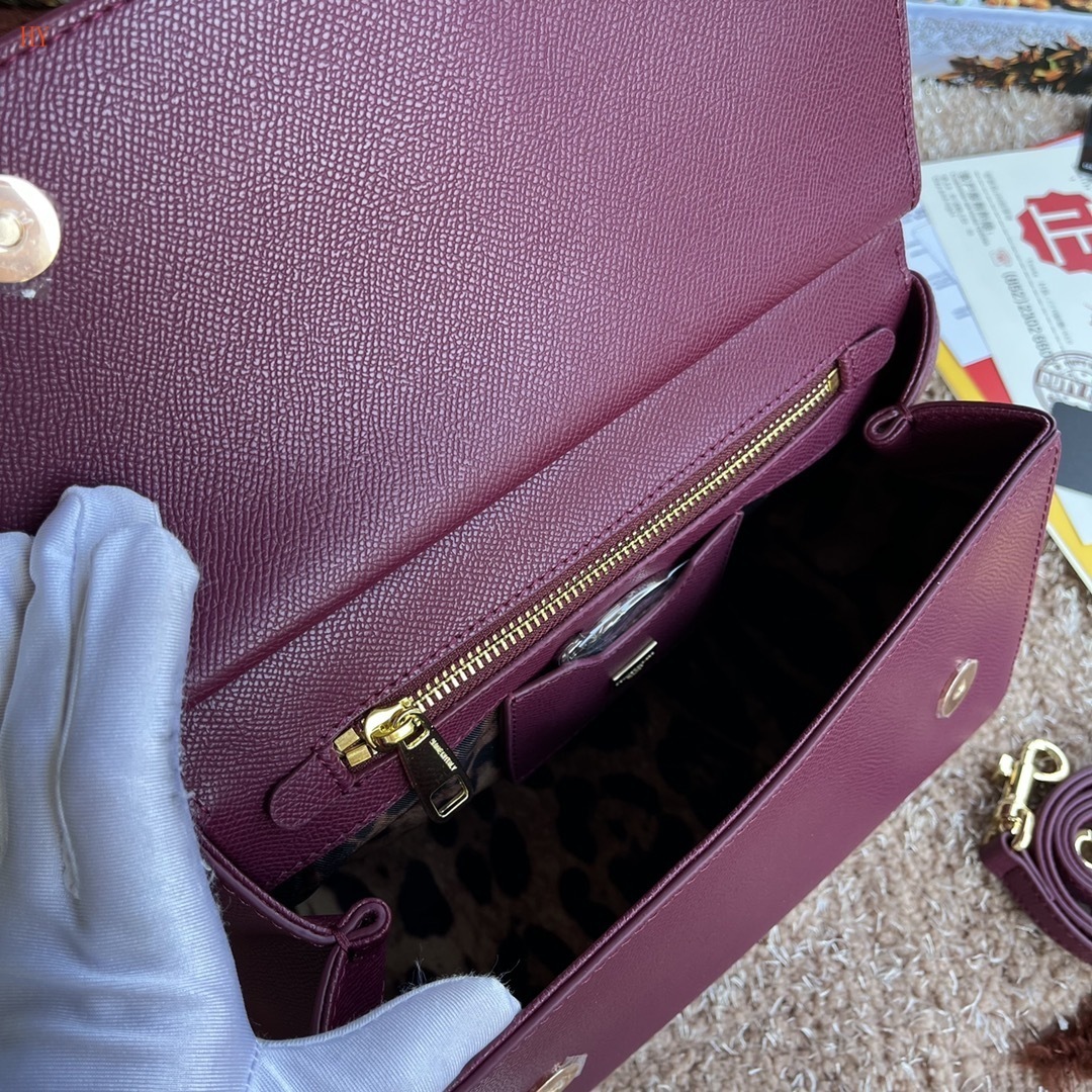 dolce & gabbana 25*20*12 handbag - burgundy - Image 2