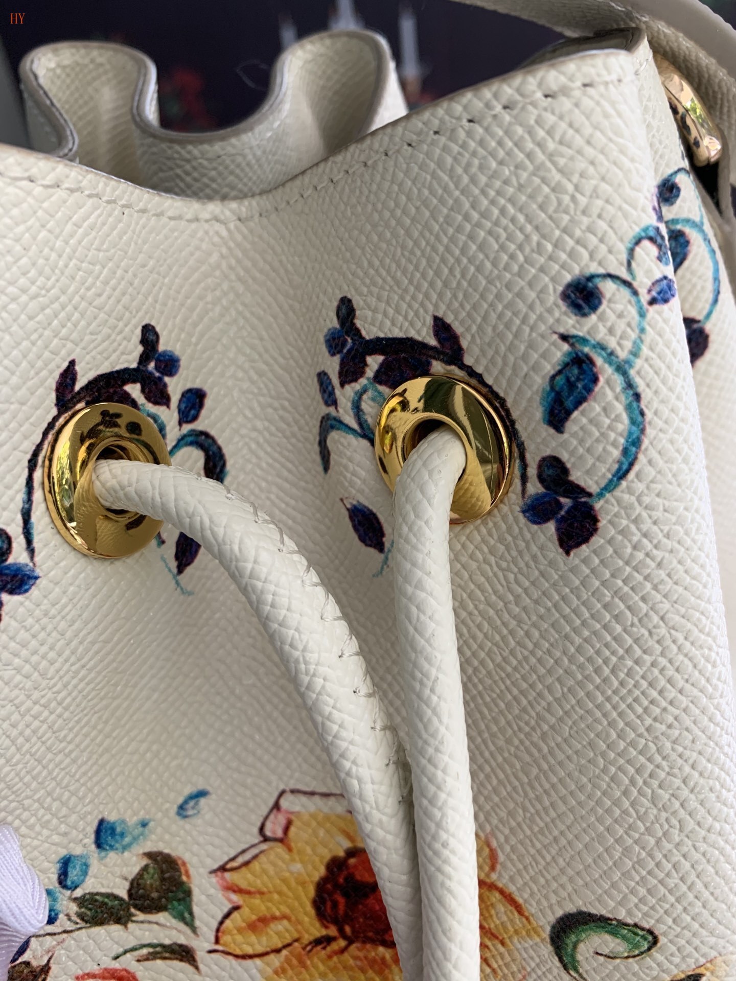 dolce & gabbana floral print bucket bag 27x25 cm - Image 2