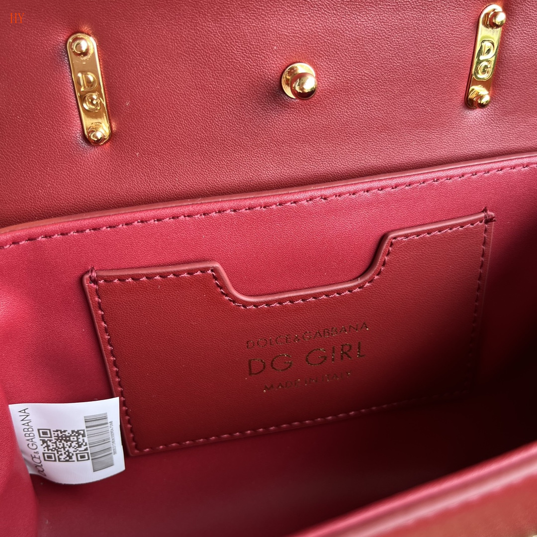dolce & gabbana dg logo red handbag 18x10x5 - Image 2
