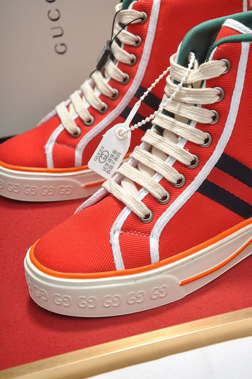 gucci high-top sneakers red 35-44 - Image 2