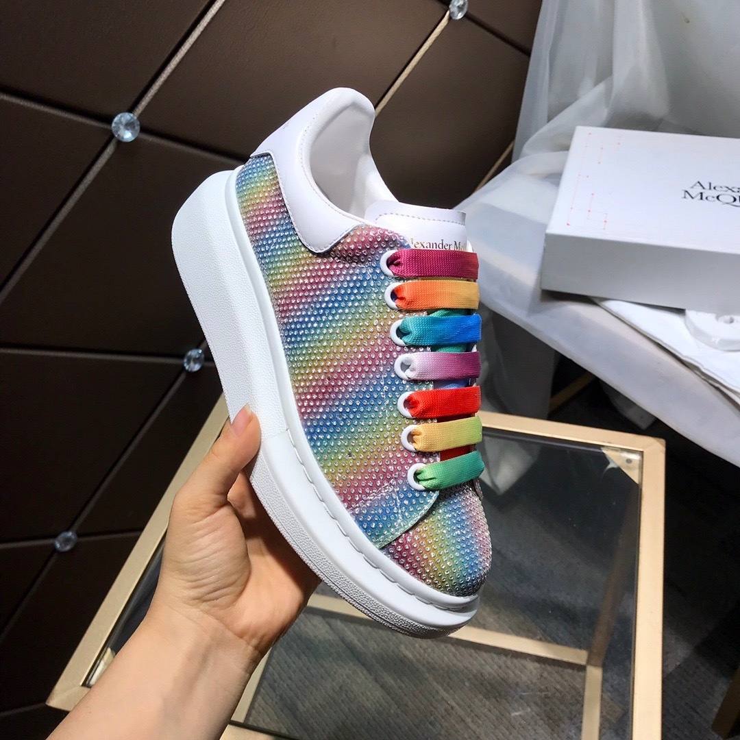alexander mcqueen rainbow lace sneakers 35-44 - Image 2