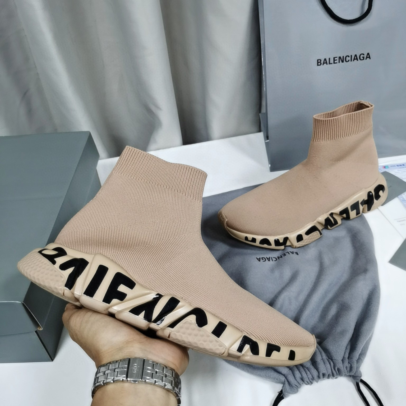 balenciaga couples sock sneakers 35-44 - Image 2