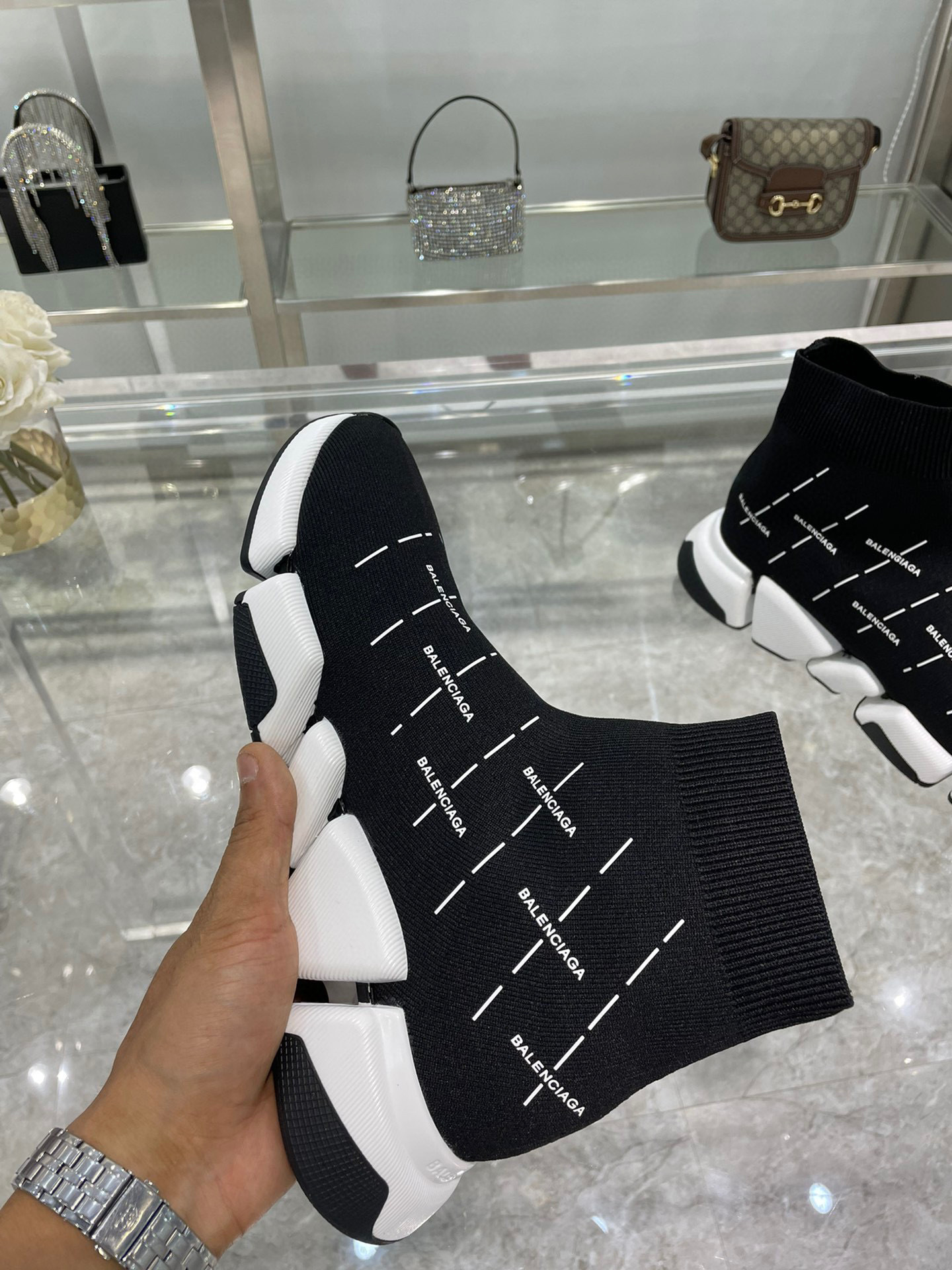 balenciaga sock sneakers - black, size 35-44 - Image 2