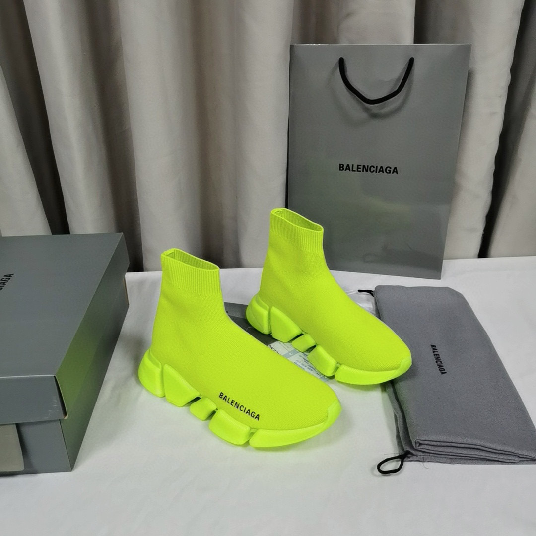 balenciaga neon sock sneakers size 35-44 - Image 2