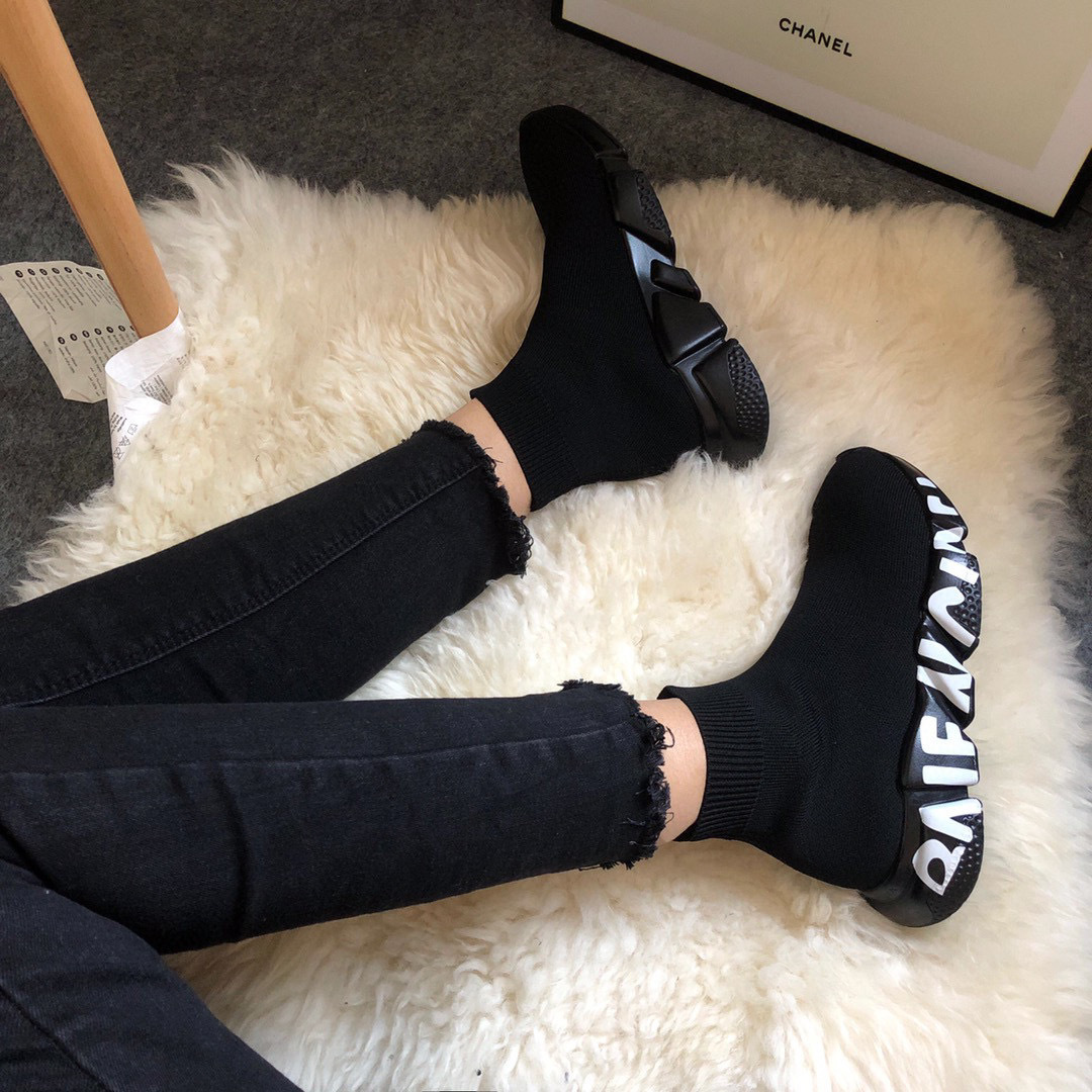 balenciaga black sock sneakers size 35-44 - Image 2