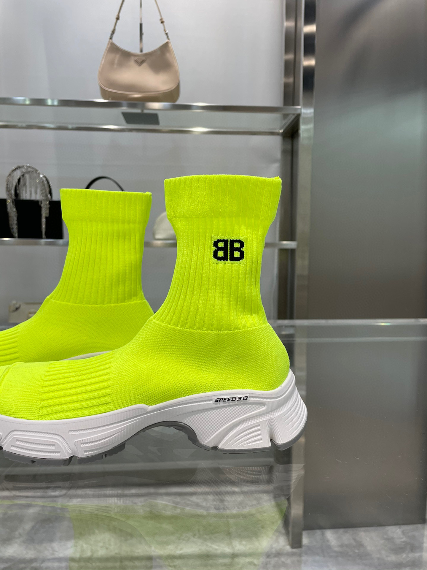 balenciaga neon sock sneakers size 35-44 - Image 2