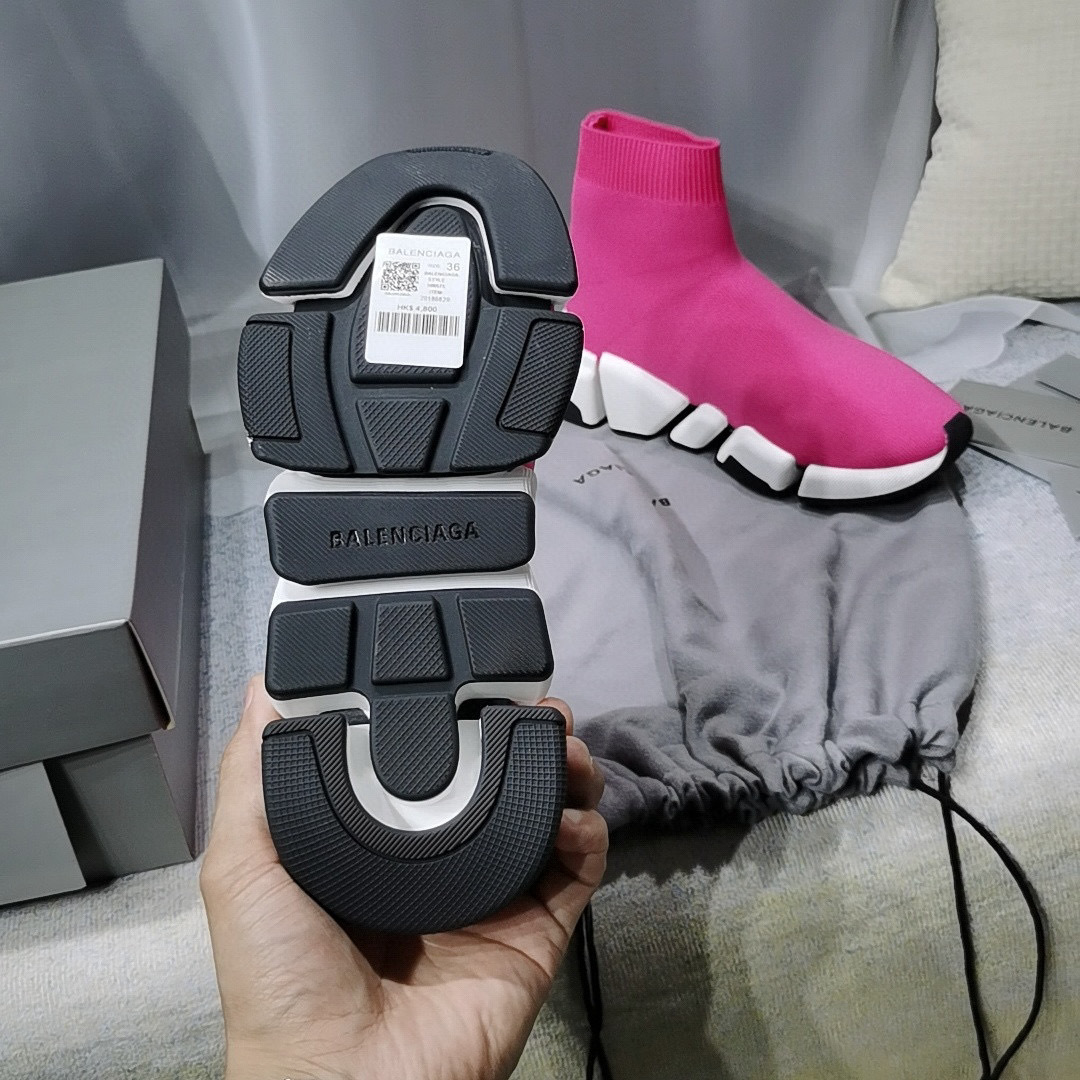 balenciaga pink sock sneakers 35-44 - Image 2