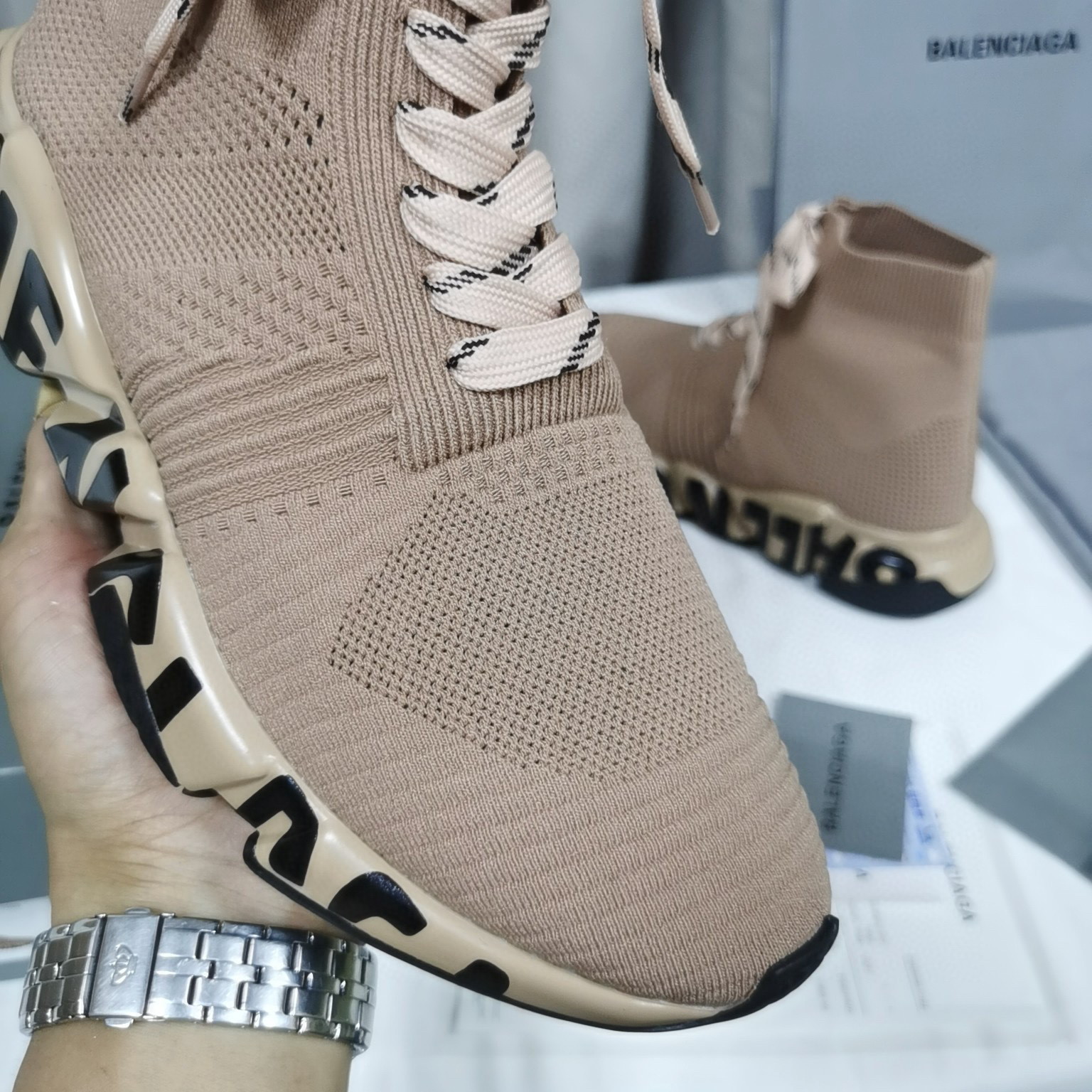 balenciaga couples sock sneakers 35-44 - Image 2