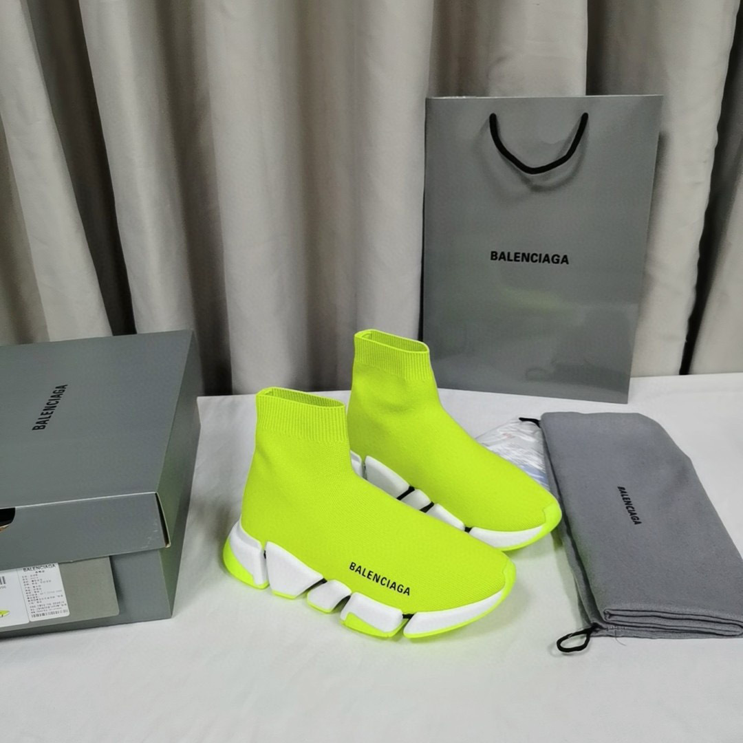balenciaga neon sock sneakers size 35-44 - Image 2