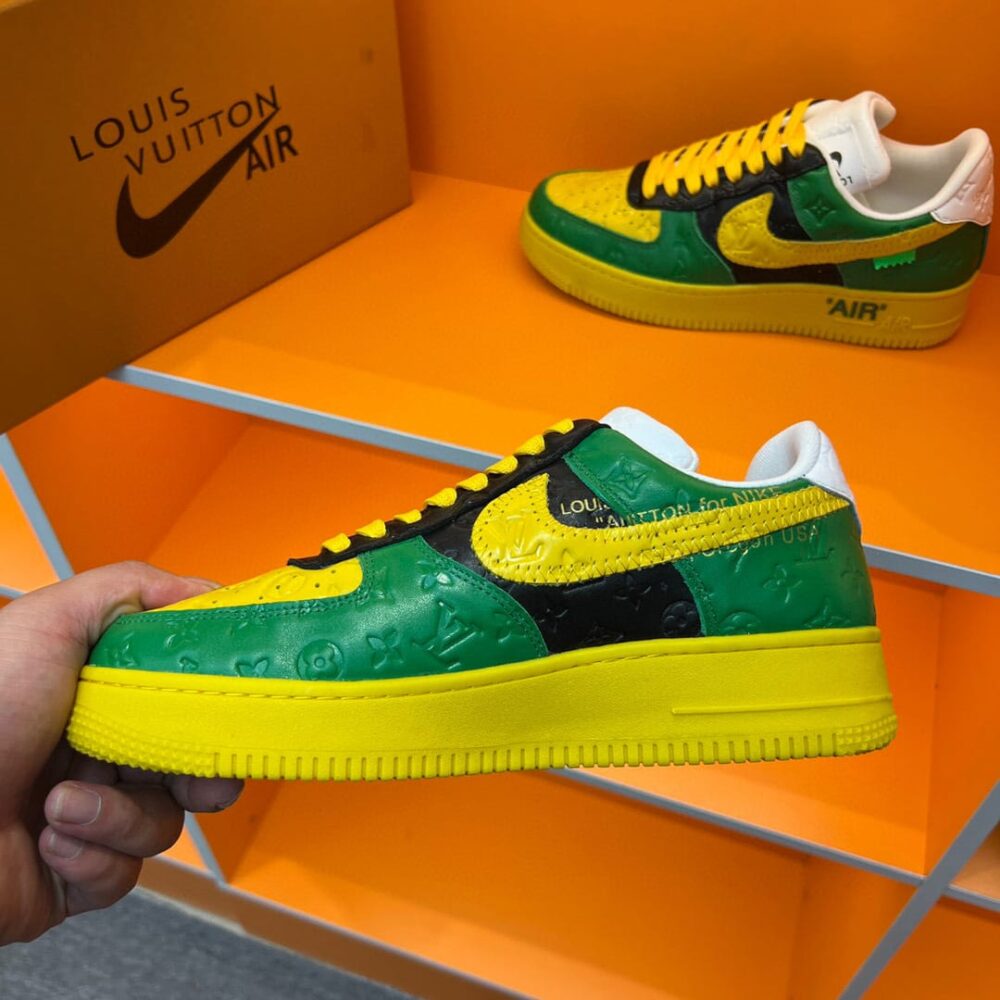 louis vuitton air sneakers 38-44 - yellow/green/black - Image 2