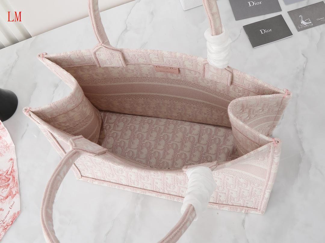 dior christian dior pink tote bag - 36 x 27.5 x 16.8 cm - Image 2