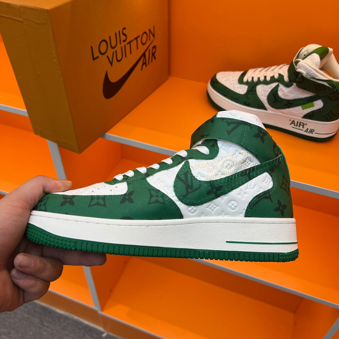 louis vuitton x nike air force 1 sneakers - size 38-44 - Image 2
