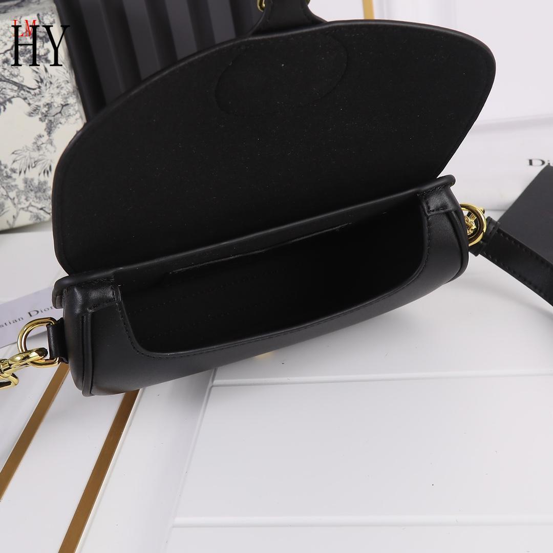 dior black leather bag 22 x 13 x 5 cm - Image 2