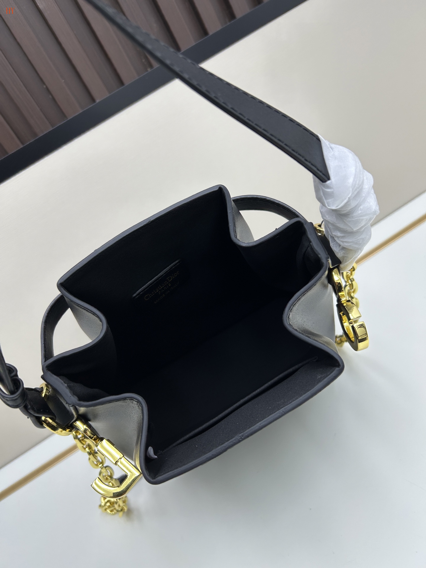 dior black bucket bag 24*24*10 cm - model 2271 - Image 2