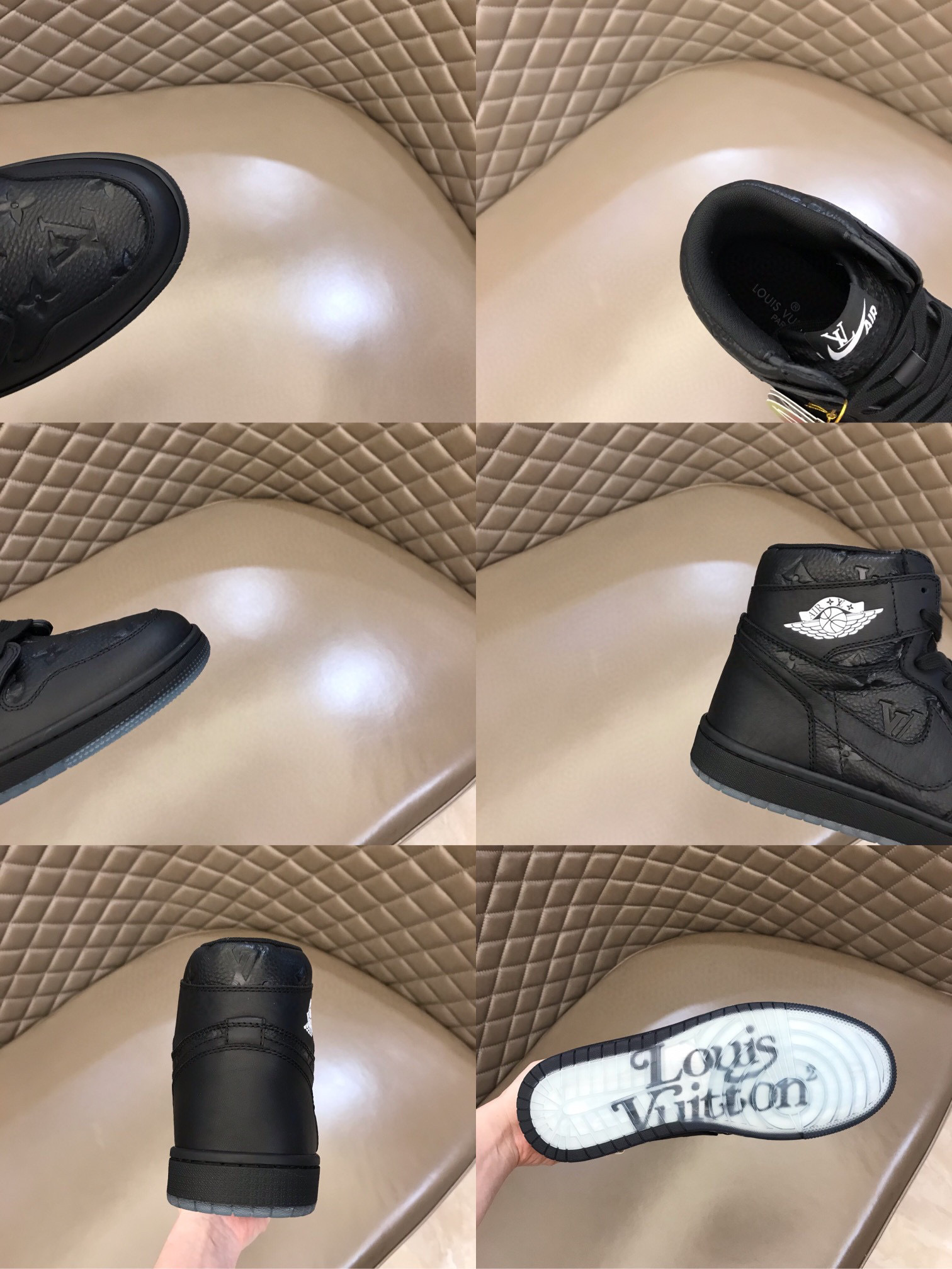 louis vuitton x air jordan 1 sneakers - size 38-44 - Image 2