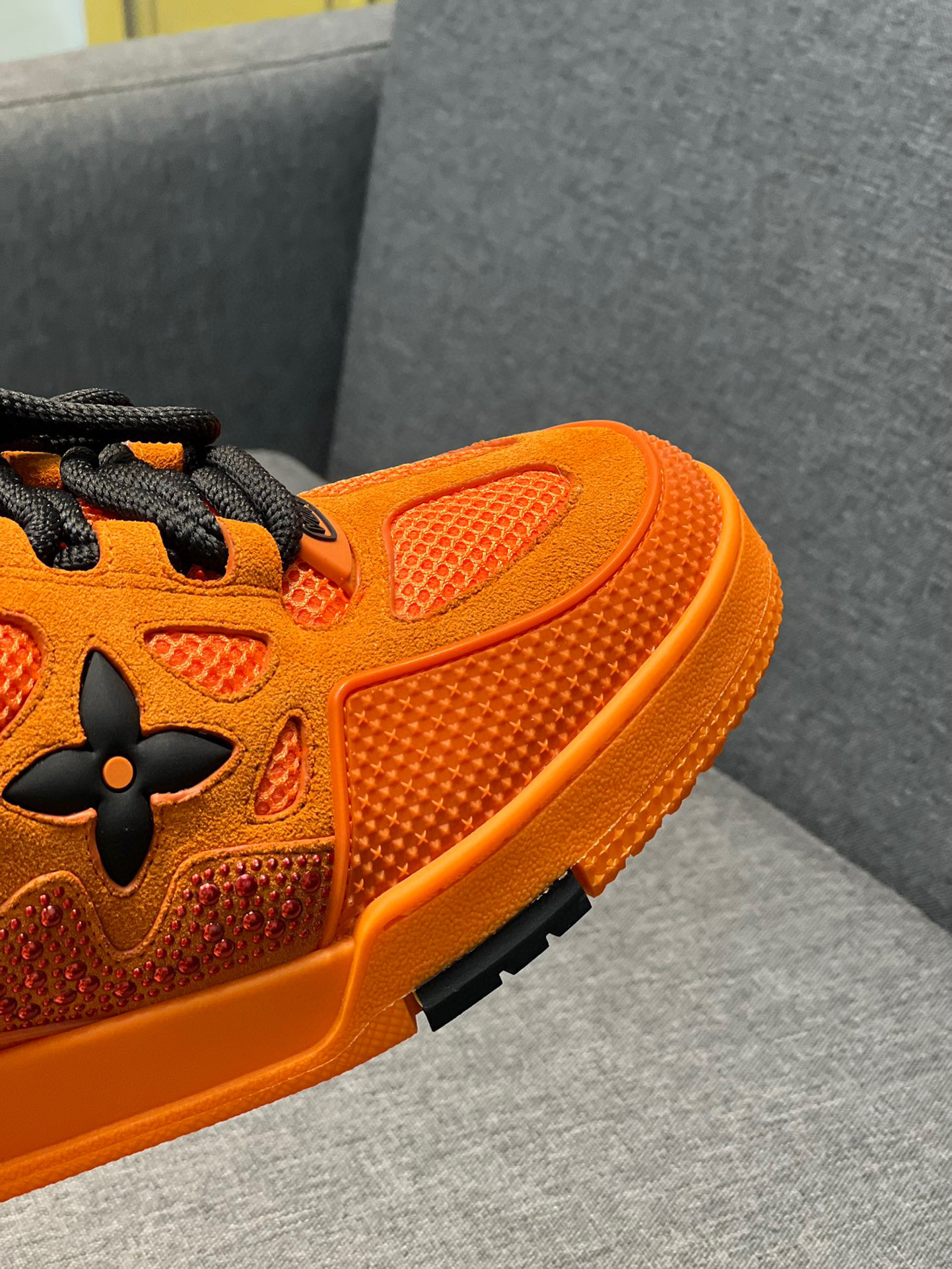 louis vuitton l couples sneakers 35-44 orange - Image 2