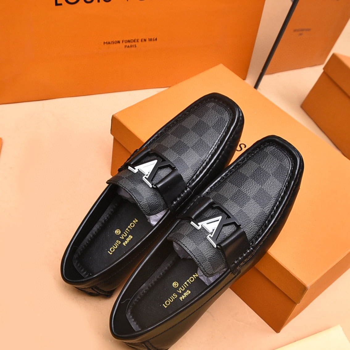 louis vuitton slip-on shoes size 38-44 - Image 2