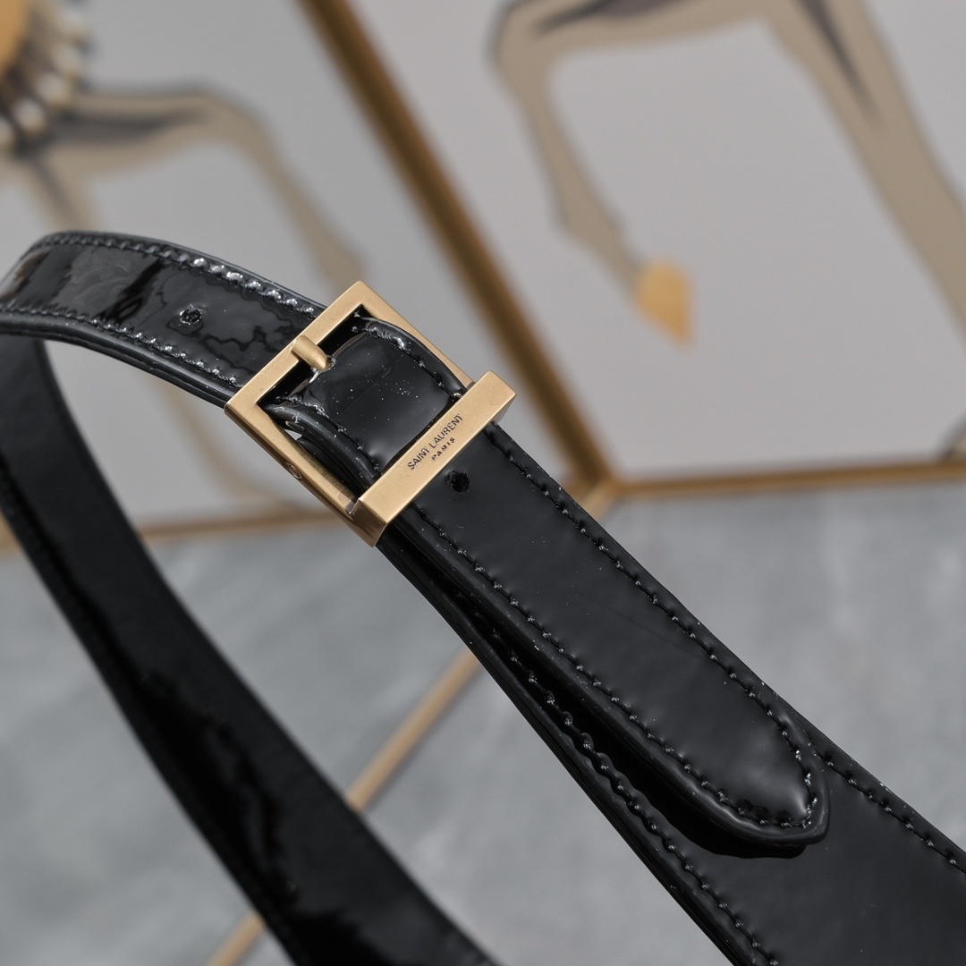 yves saint laurent black handbag 24.5x16x6cm - Image 2