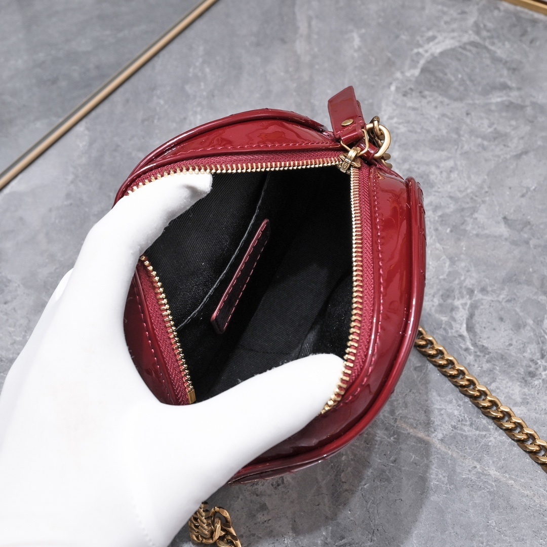 yves saint laurent round crossbody bag - 17x17x5.5 cm - Image 2