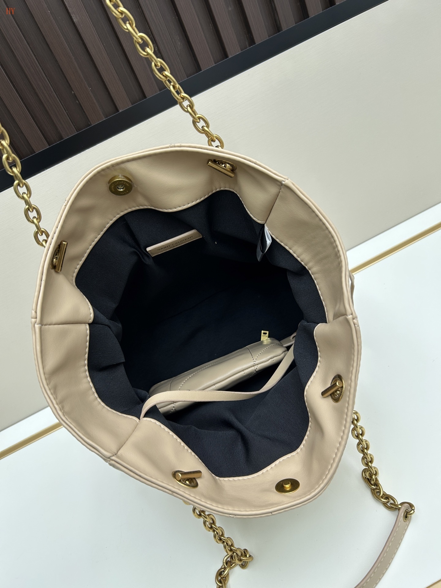 yves saint laurent quilted tote bag - 28x28x10 cm - Image 2