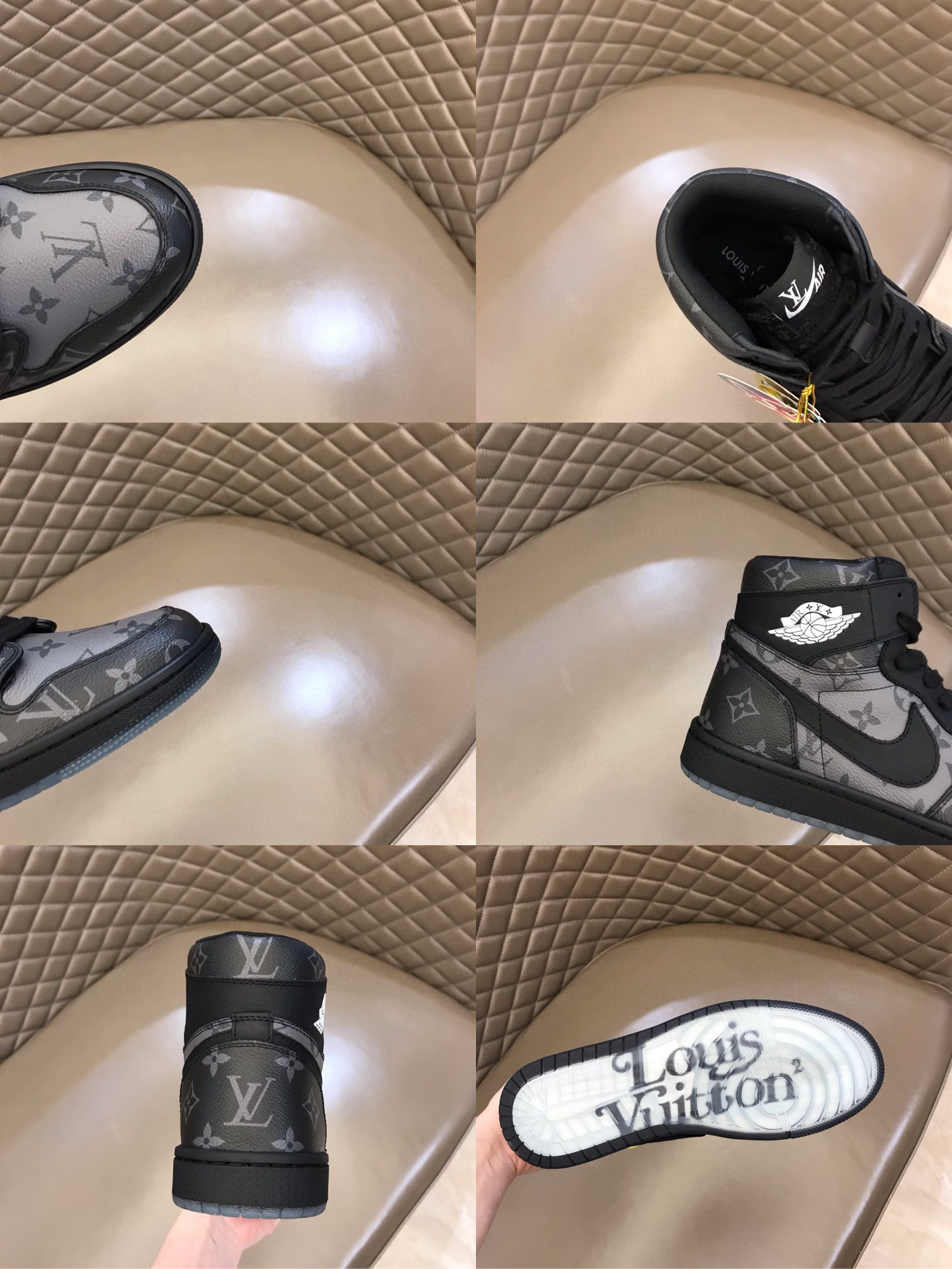 louis vuitton x nike air jordan 1 high - size 38-44 - Image 2