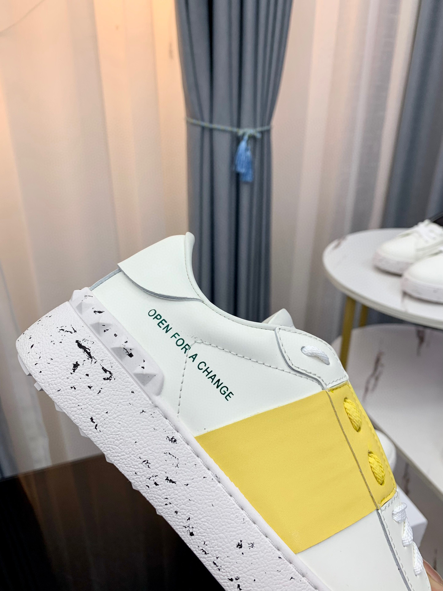 valentino couples sneakers size 35-44 - yellow accent - Image 2