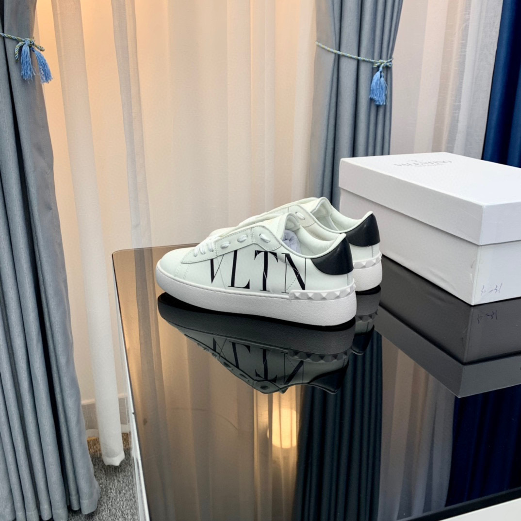 valentino white sneakers for couples - sizes 35-44 - Image 2