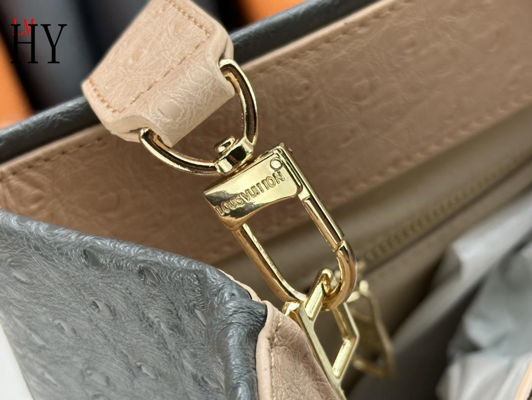 louis vuitton grey tote bag 40*32*16 - Image 3