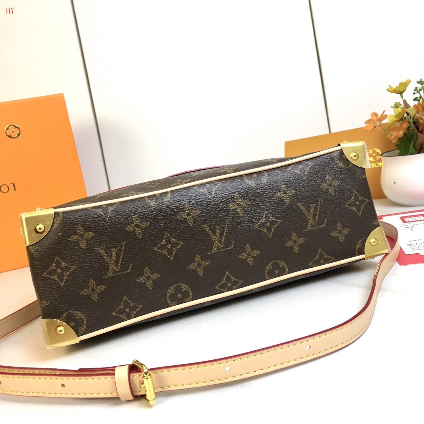 louis vuitton monogram bowler bag 27x14x10 cm - Image 3