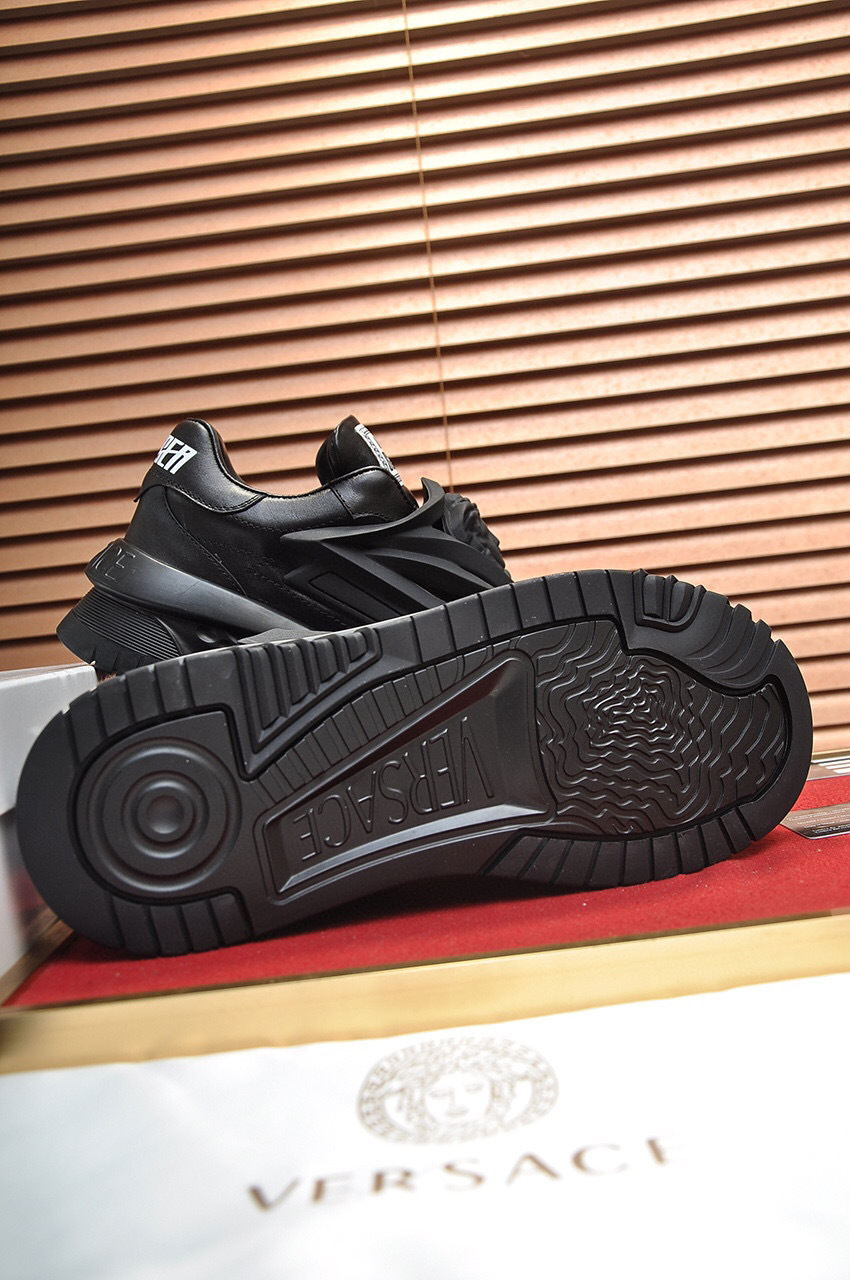 versace black casual sneakers size 38-44 - Image 3