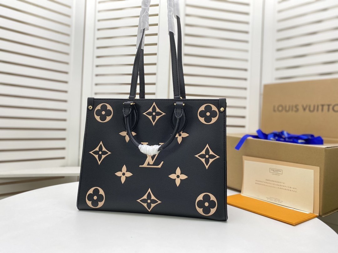 louis vuitton monogram tote bag 34*26*13 - Image 3