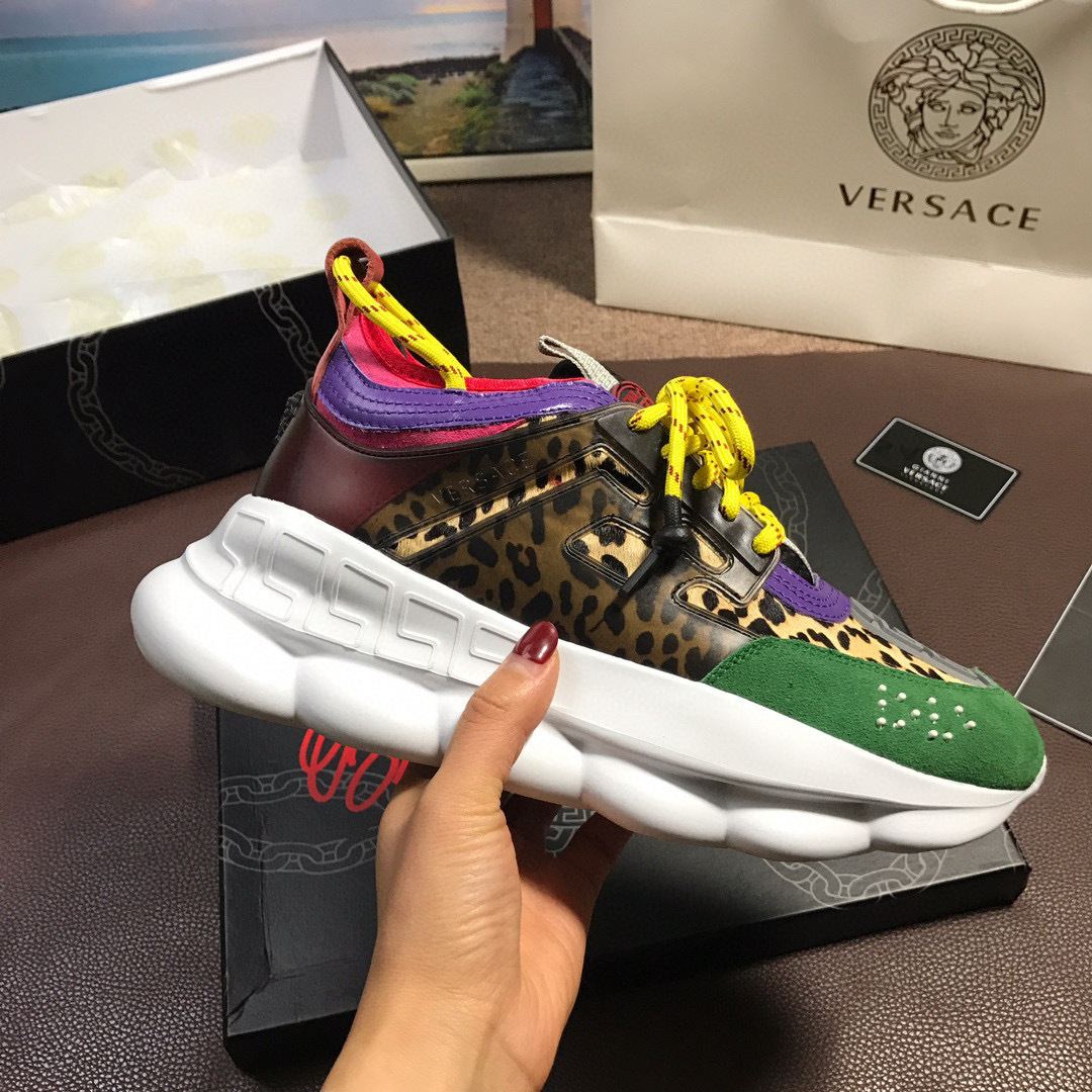 versace unisex dad sneakers 35-44 - colorful design - Image 3