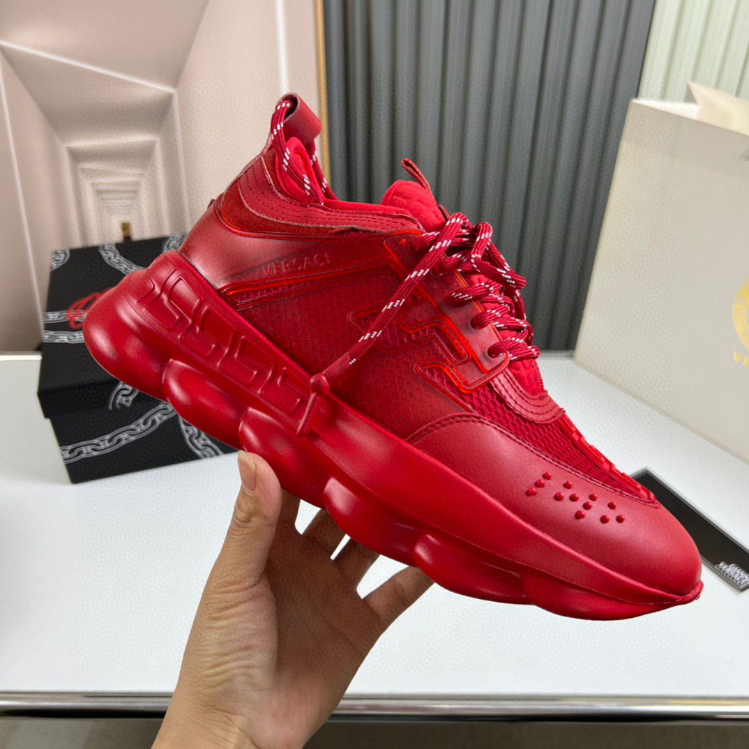 versace red dad sneakers size 38-44 - Image 3