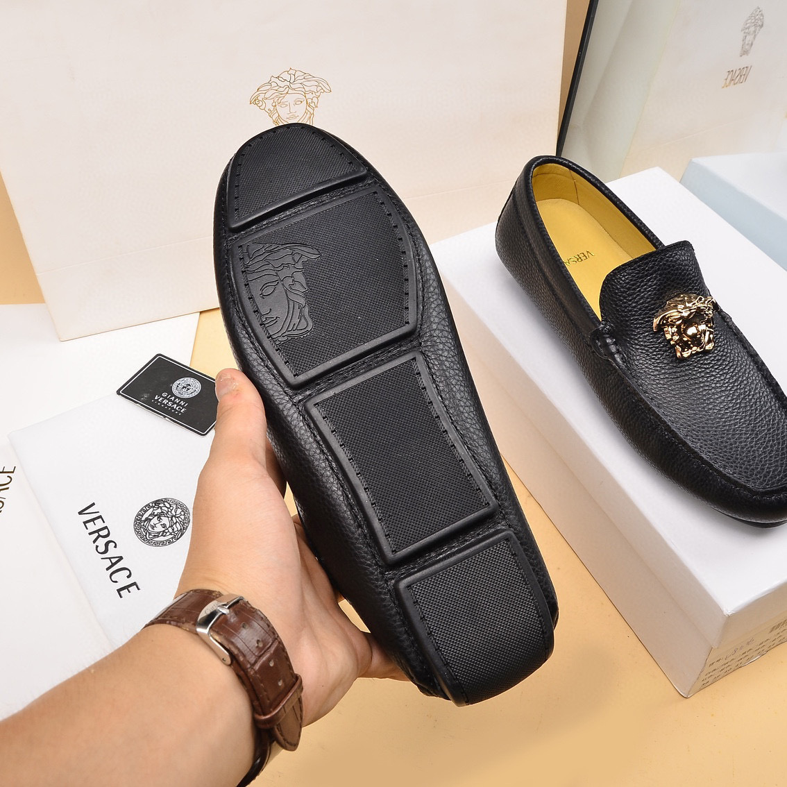 versace slip-on shoes, size 38-44 - Image 3