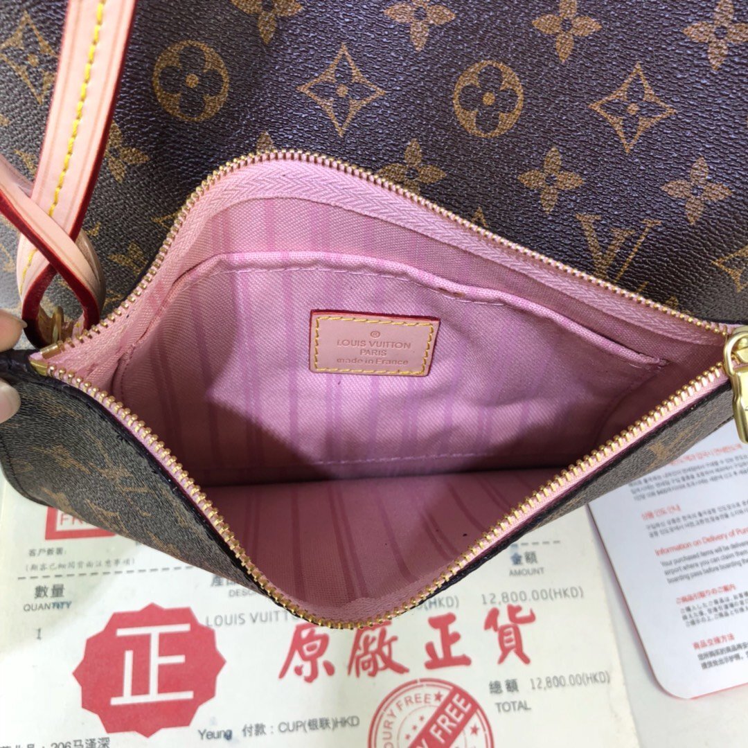 louis vuitton monogram neverfull mm tote bag - Image 3